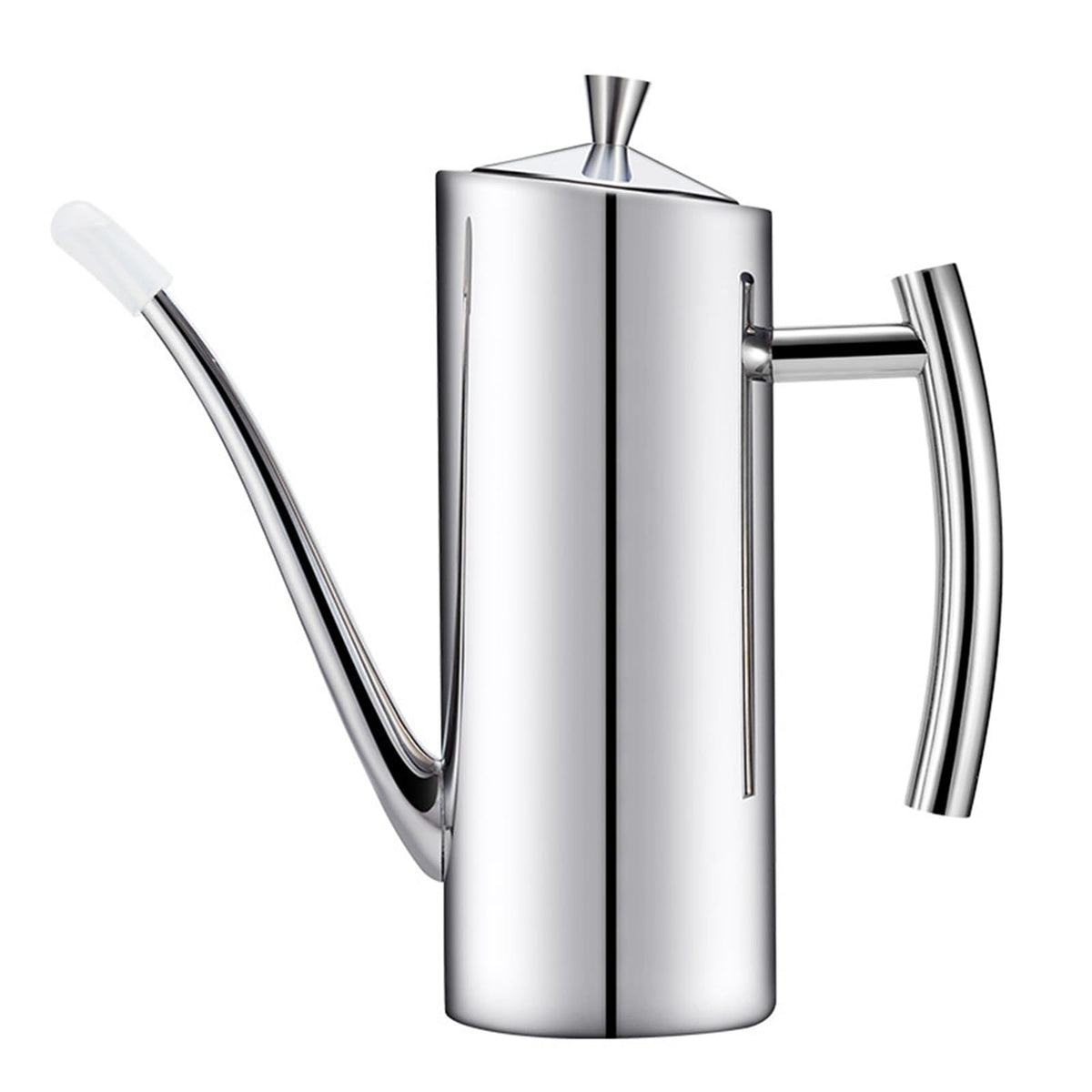 KSENDALO SUS304 24oz/700mL Stainless Steel Olive Oil Dispenser, Silver