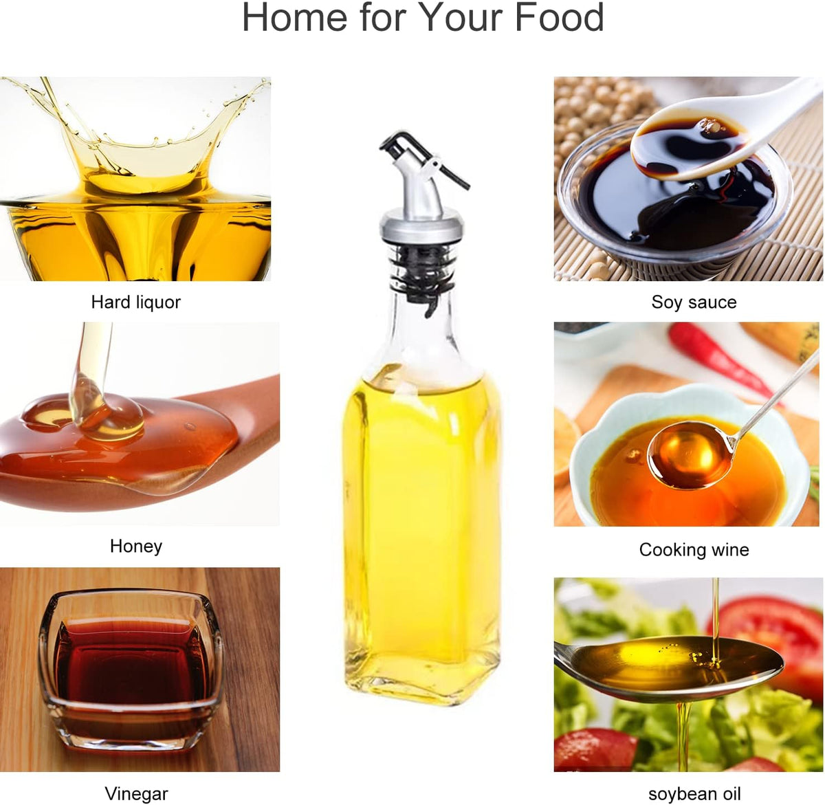 Accguan Oil Dispenser,6oz Leakproof Olive Oil Dispenser Bottle 30 PCS