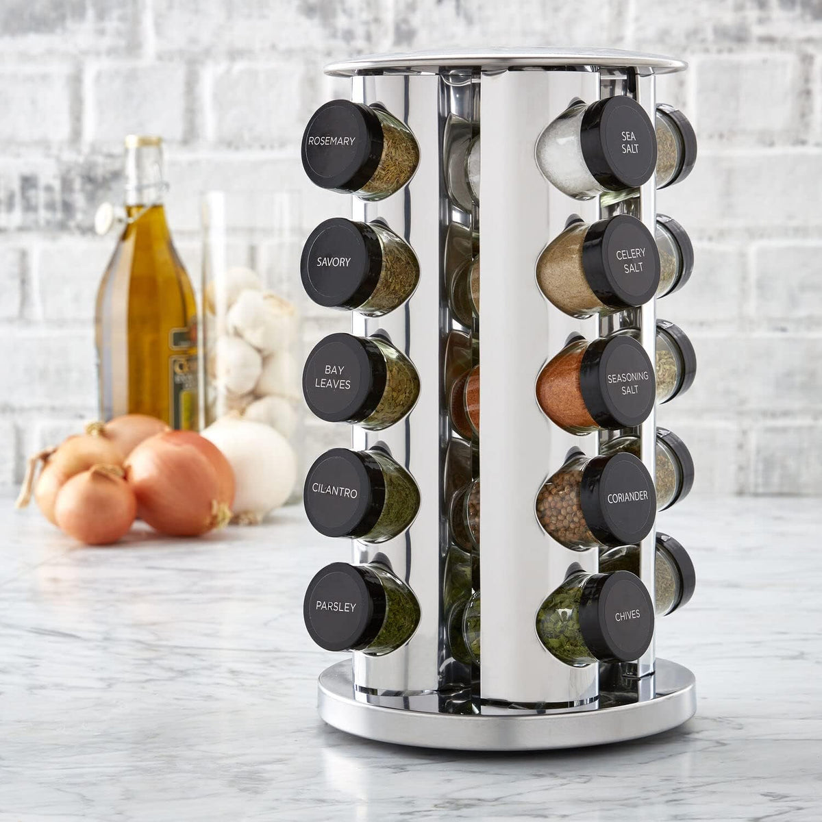 Clear Glass Seasoning Jars
