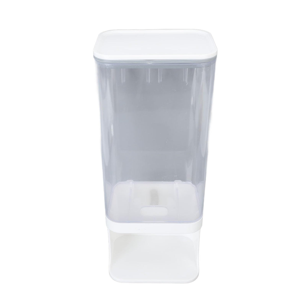 Rice Container Airtight Storage Dispenser Wall Mounted Press Type