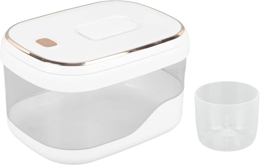 Press Type Rice Bucket Large Capacity Rice Storage Container Hygienic Rice Can for Home Restaurant (Kikumivqzym260nw-11)