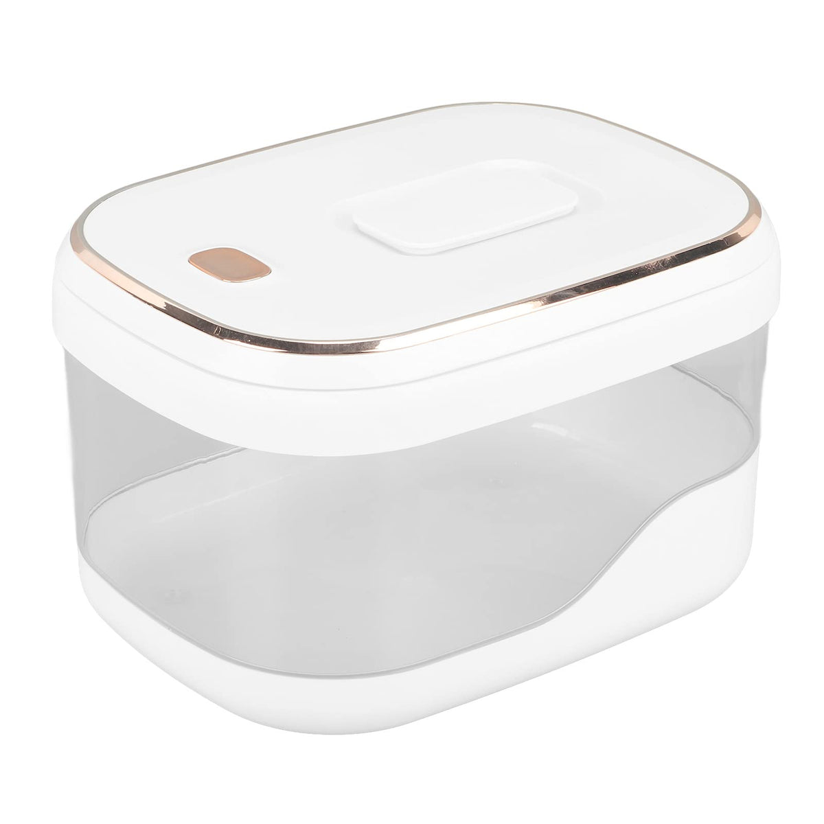 Srliya Press Type Rice Bucket, Large Capacity Rice Storage Container, Hygienic Rice Canister for Home Restaurant (5KG)