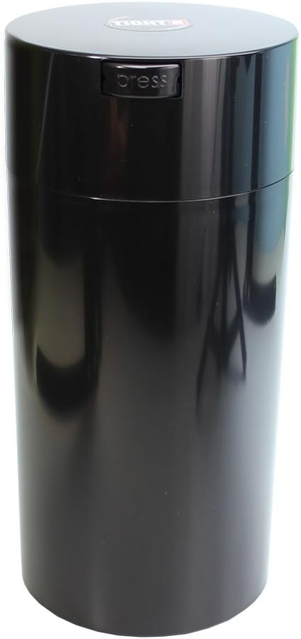 Tightvac 5 to 24 oz Patented Vacuum Sealed Airtight Container, Black