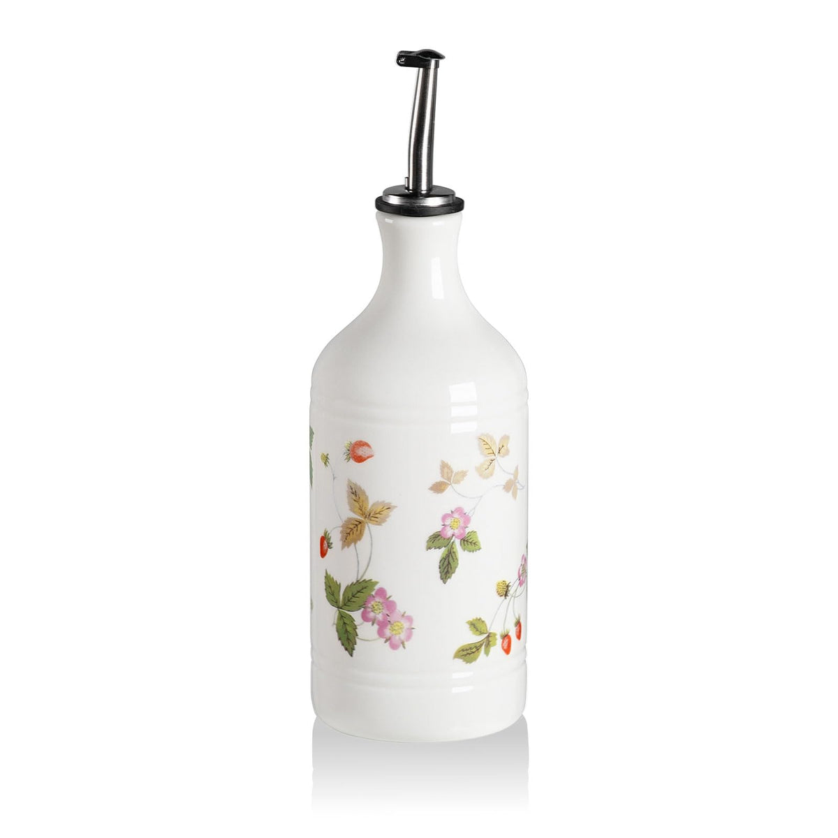 Sweejar Ceramic Olive Oil Dispenser Bottle, Opaque Oil Cruet Protects Oil to Reduce Oxidation, Suitable for Storage Oil, Vinegar, Coffee Syrups & Other Liquids, Pack of 1, 15.5 Fl Oz (White)