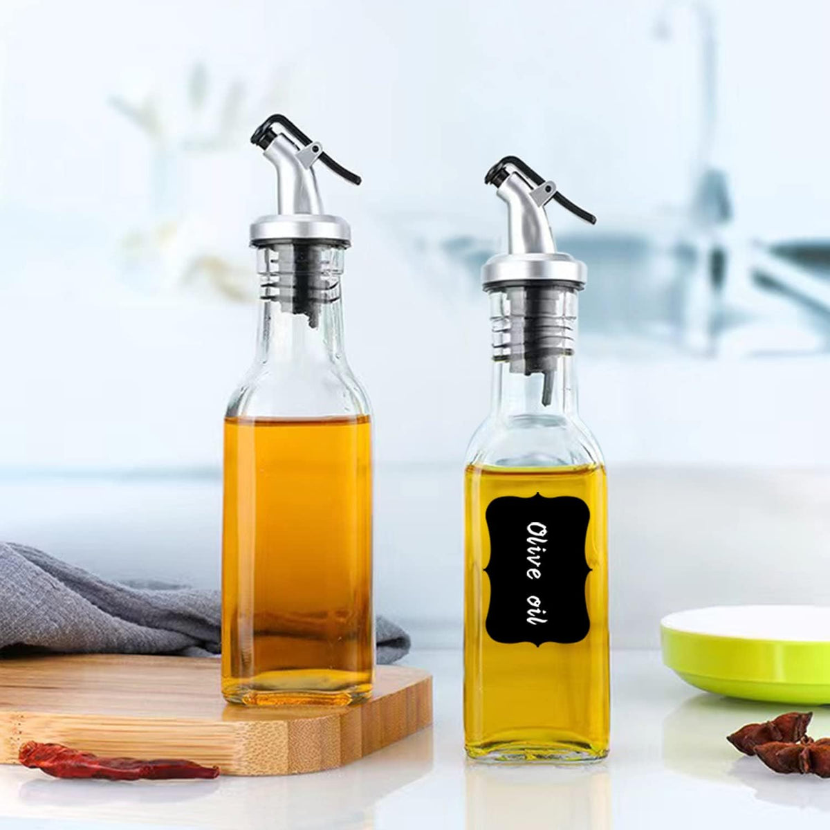 Accguan Oil Dispenser,6oz Leakproof Olive Oil Dispenser Bottle 30 PCS