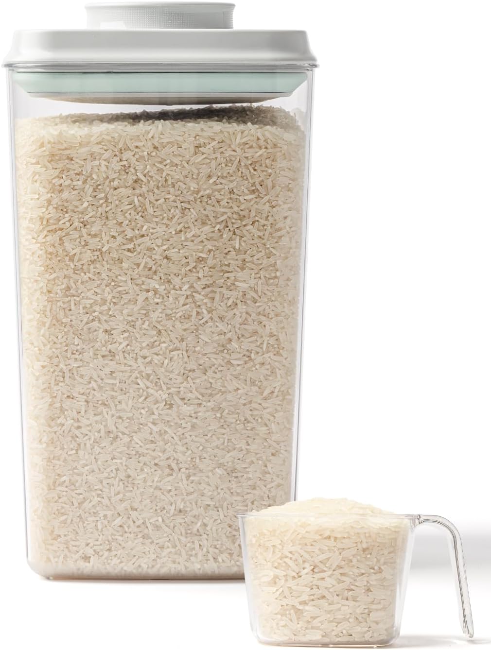 Airtight Food Storage Container, 4.22 Qt Large Pantry Canister with Pop Lid
