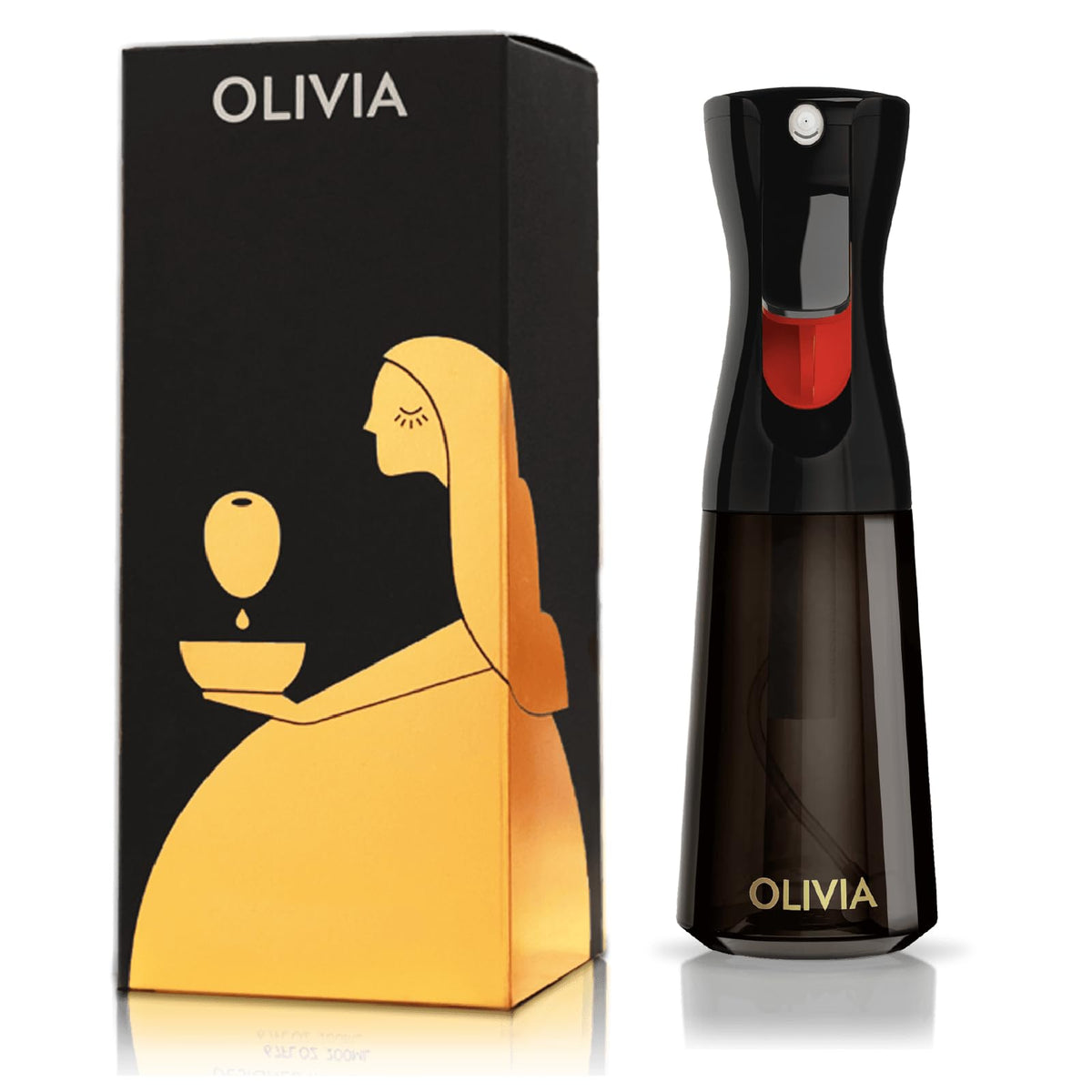 FLAIROSOL OLIVIA SIGNATURE Oil Sprayer, 200ml Glass, Golden Leaves