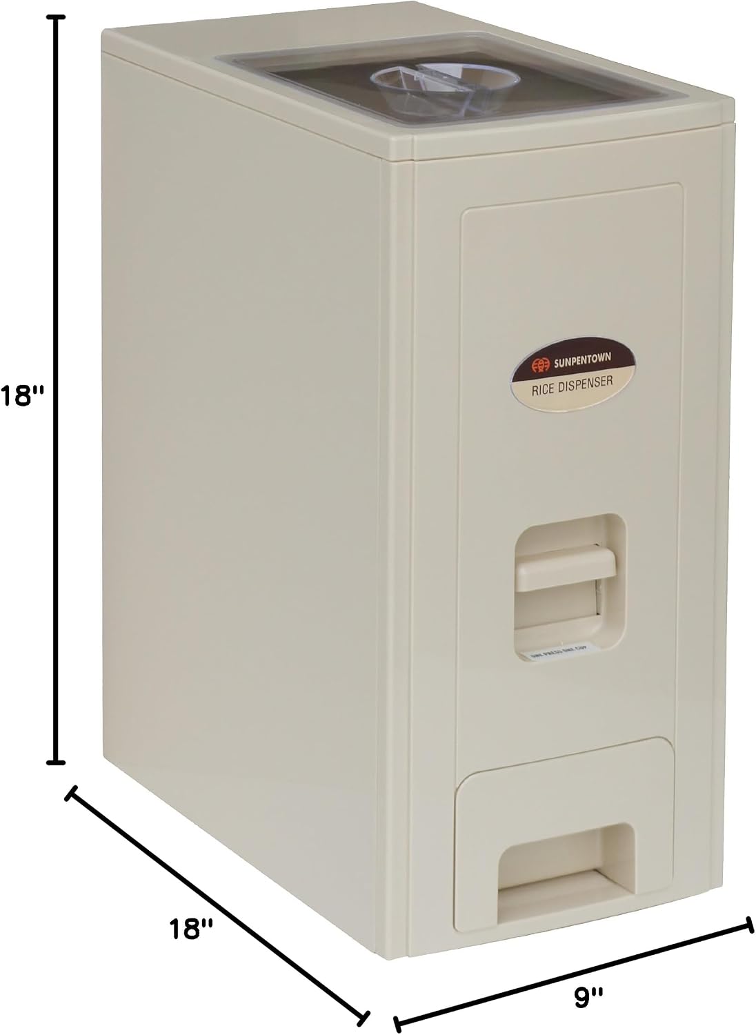 SPT SC-12: Rice Dispenser – 26lbs Capacity