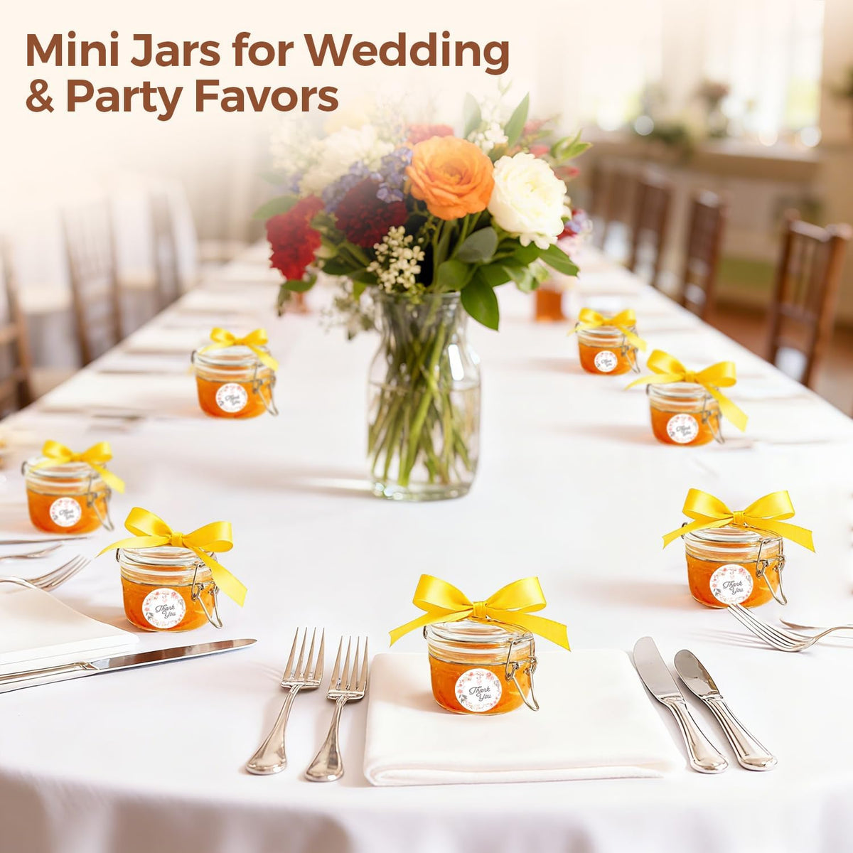 ComSaf Small Glass Spice Jars with Airtight Lids 4 oz 12 Pack Mason Pantry