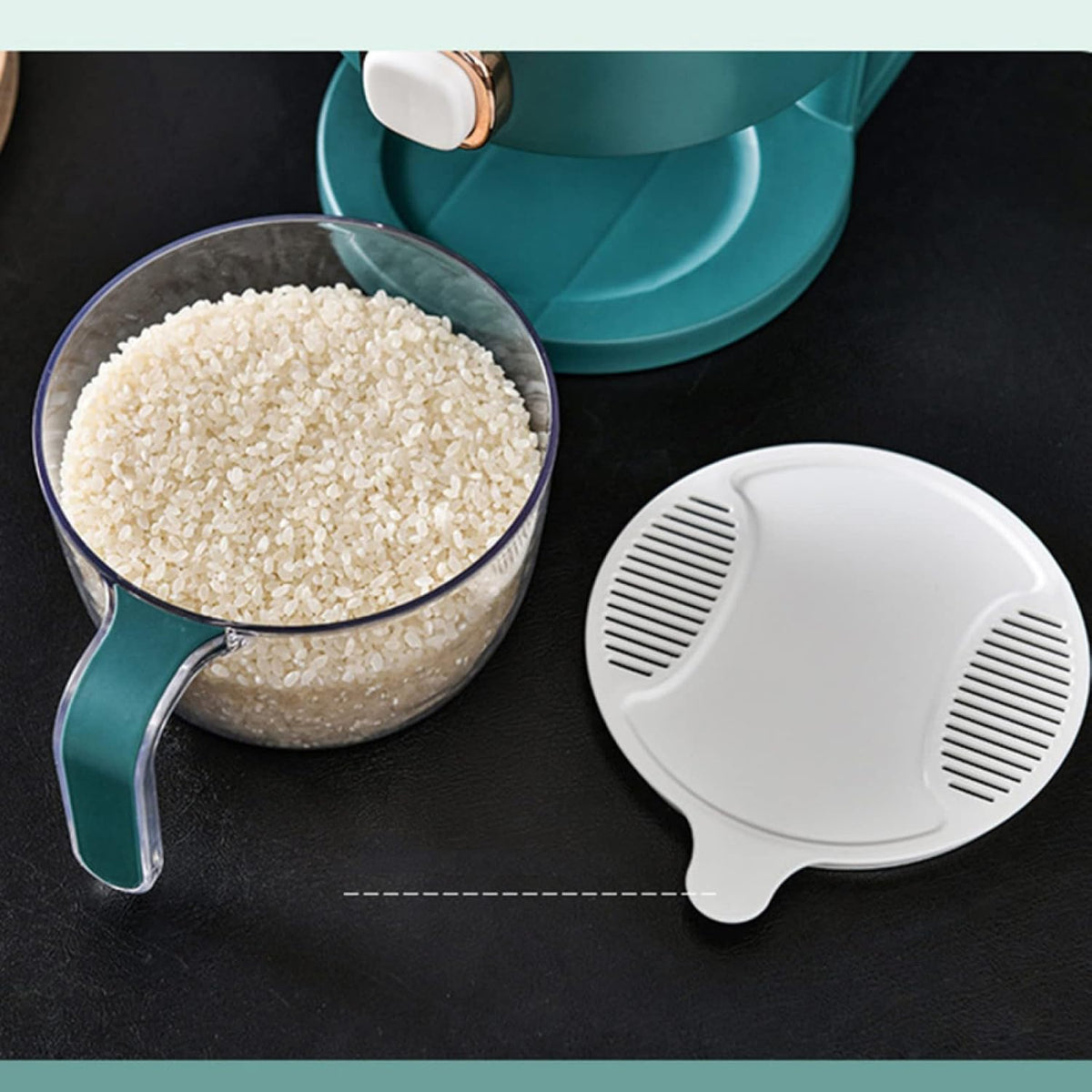 Rice Dispenser Rice Container Rice Dispenser 5kg Cereal Storage Containers Press-Type Automatic Household Sealed Tank Rice Tank Kitchen Rice Storage Box,Baolv,34cmx15cmx31.5cm
