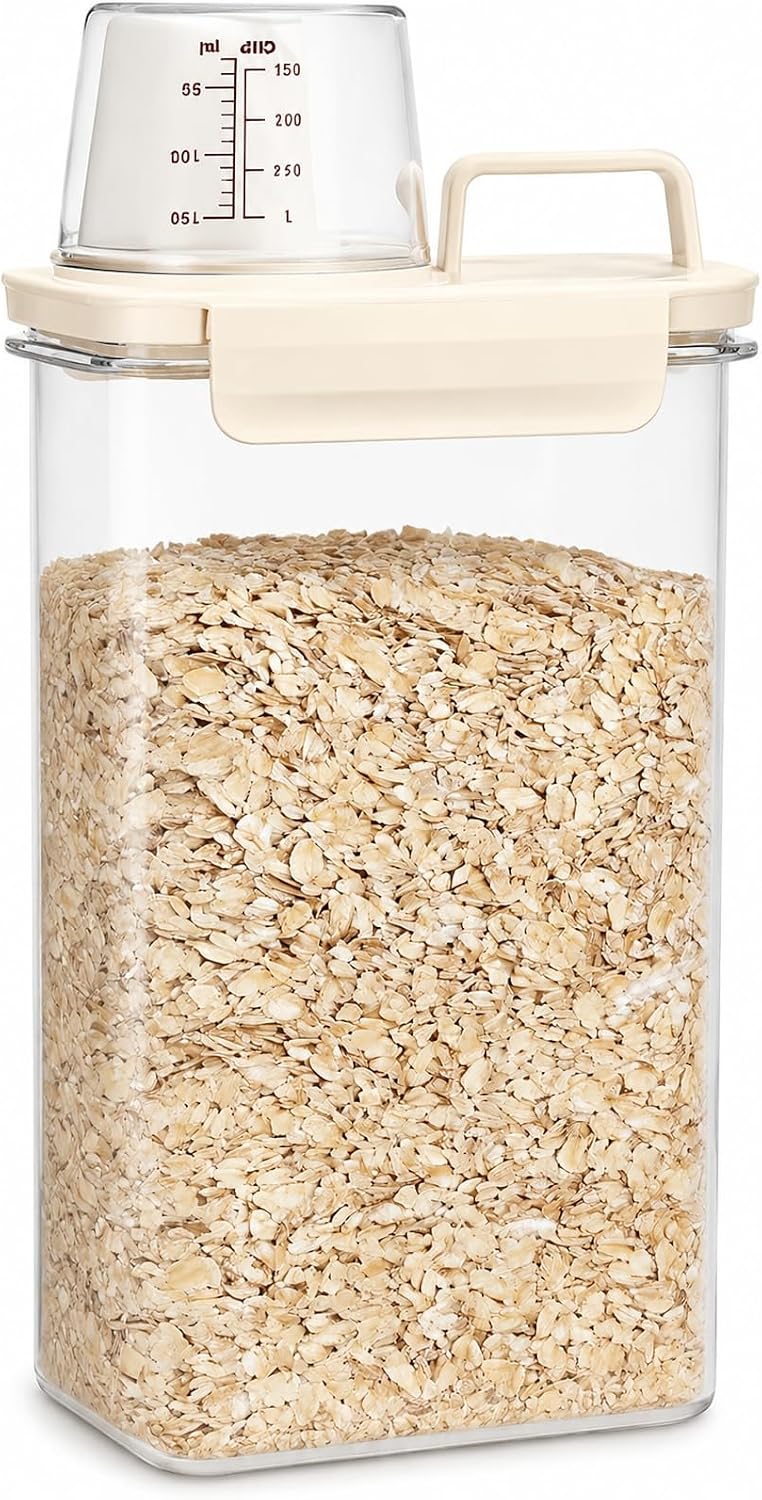 Rice Storage Container, 3-5 Lbs Tcereal Storage Container
