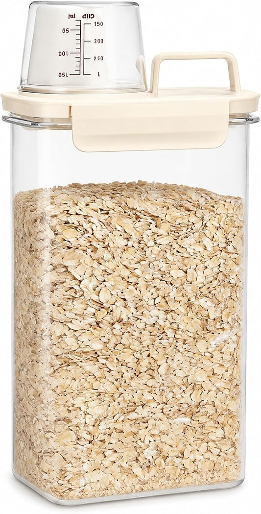 Rice Storage Container, 3-5 Lbs Tcereal Storage Container