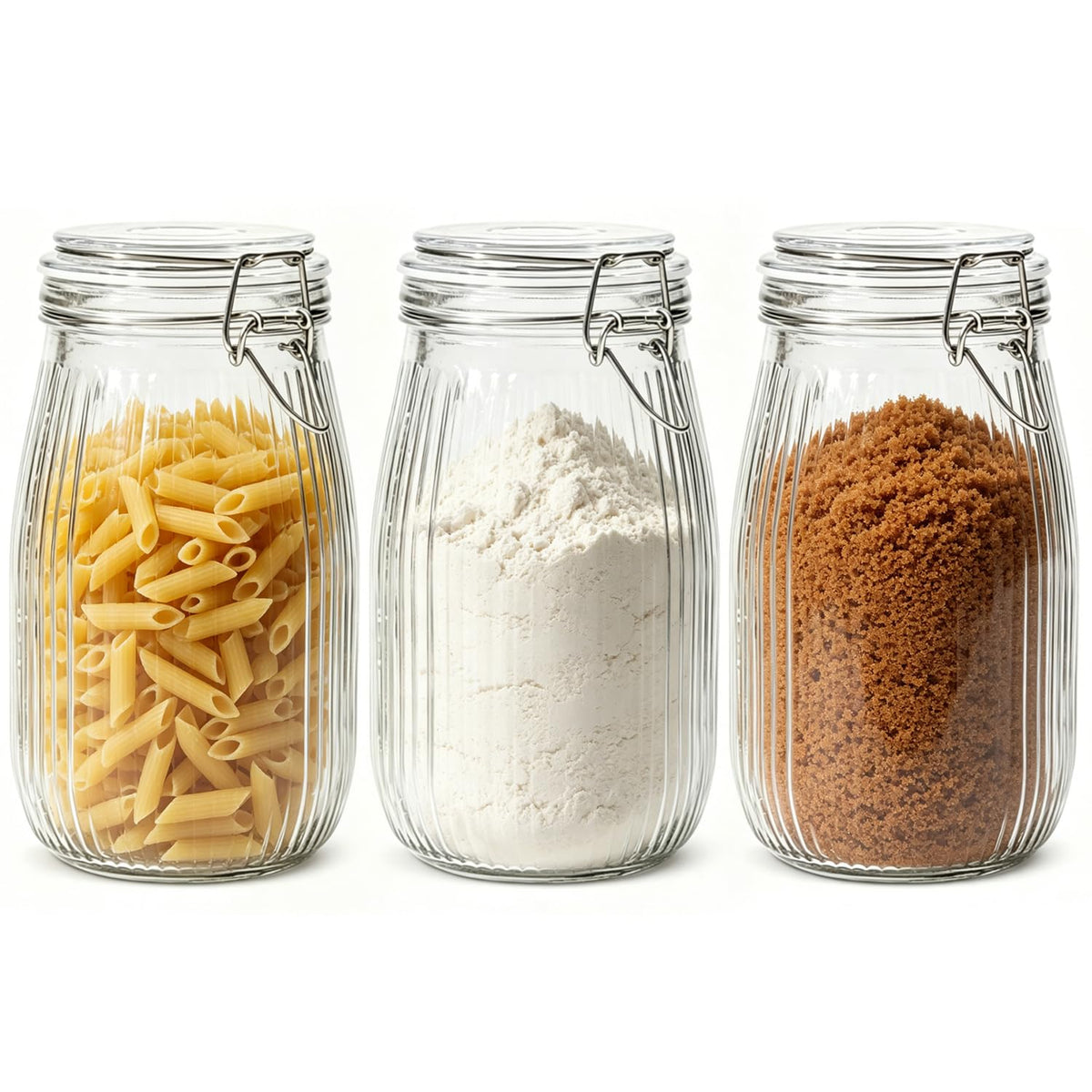 ComSaf Small Glass Spice Jars with Airtight Lids 4 oz 12 Pack with Labels