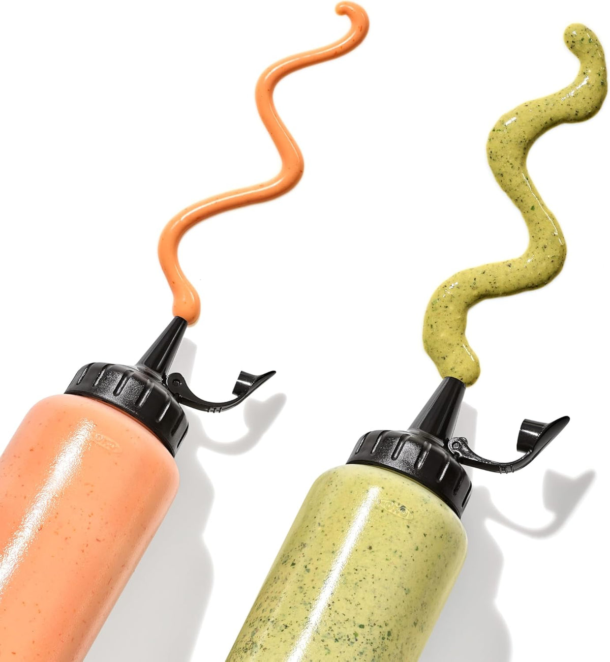 OXO Good Grips Chef's Squeeze Bottles for Sauces and Dressings - Set of 2