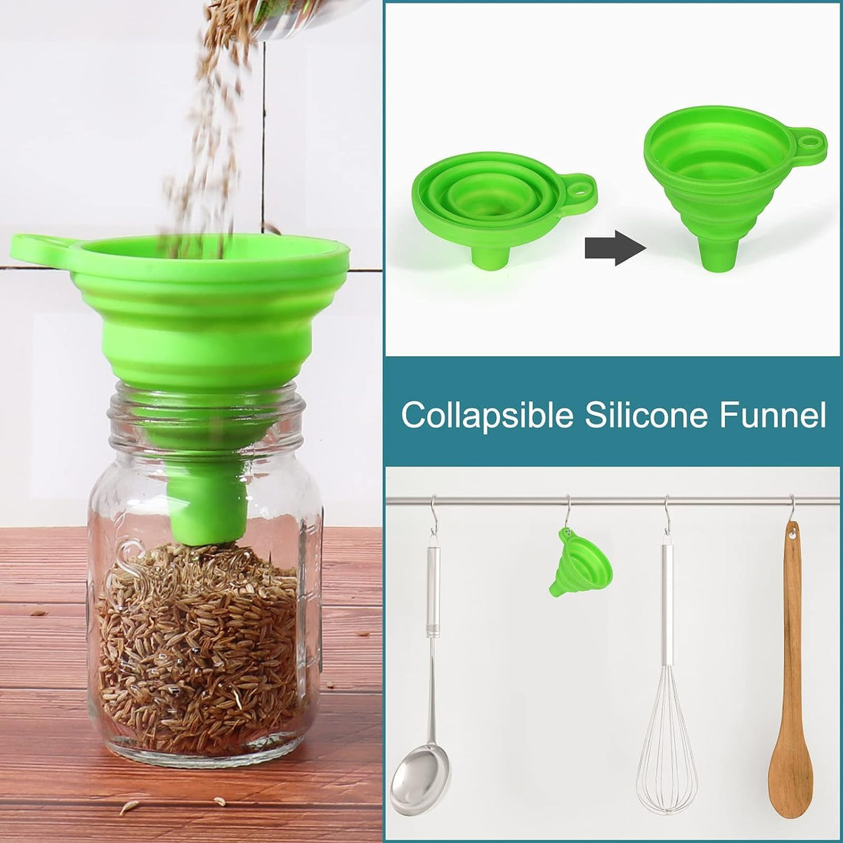 CycleMore 30 Pack 4oz Round Glass Spice Jars with Shaker Lids & Metal Caps