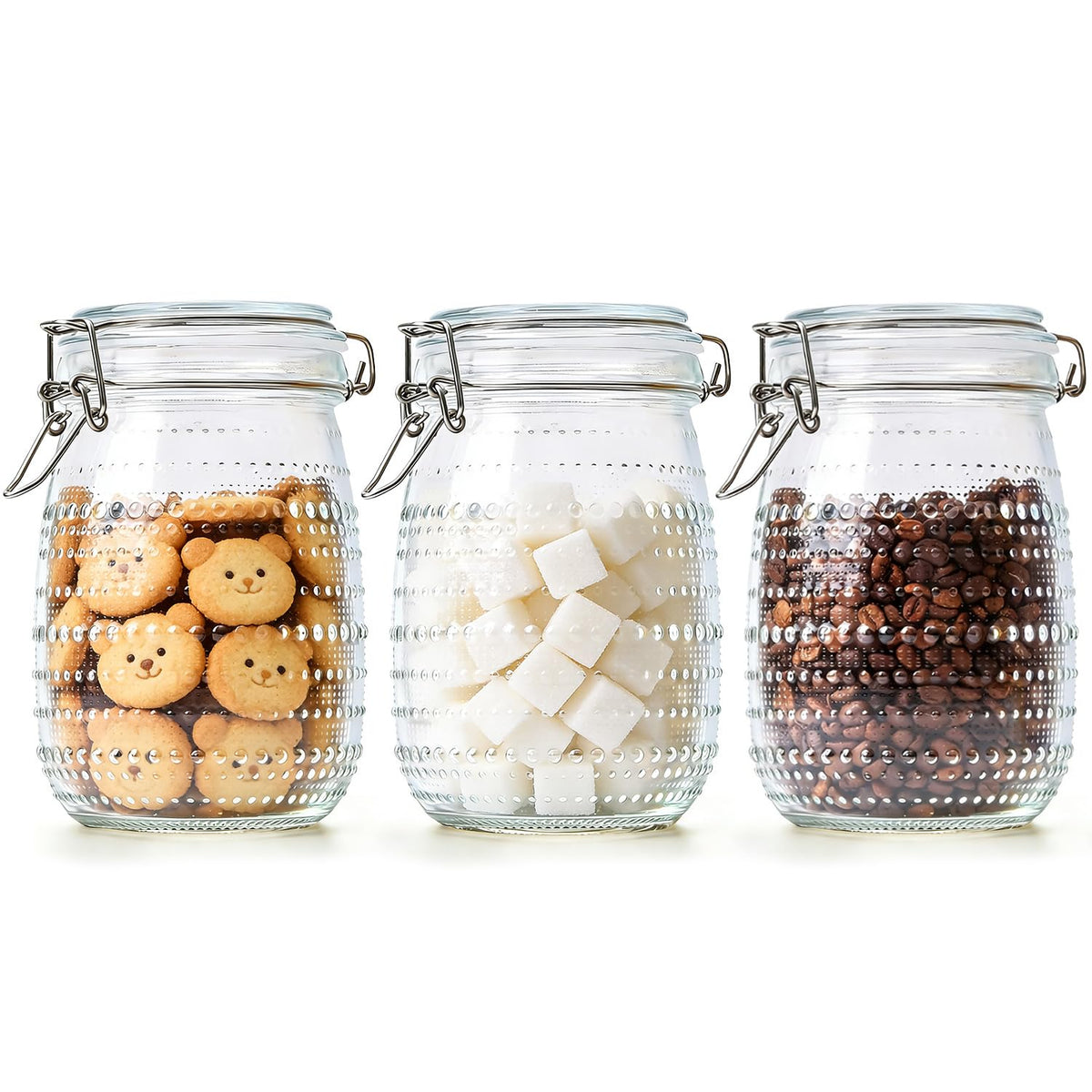 ComSaf Small Glass Spice Jars with Airtight Lids 4 oz 12 Pack with Labels