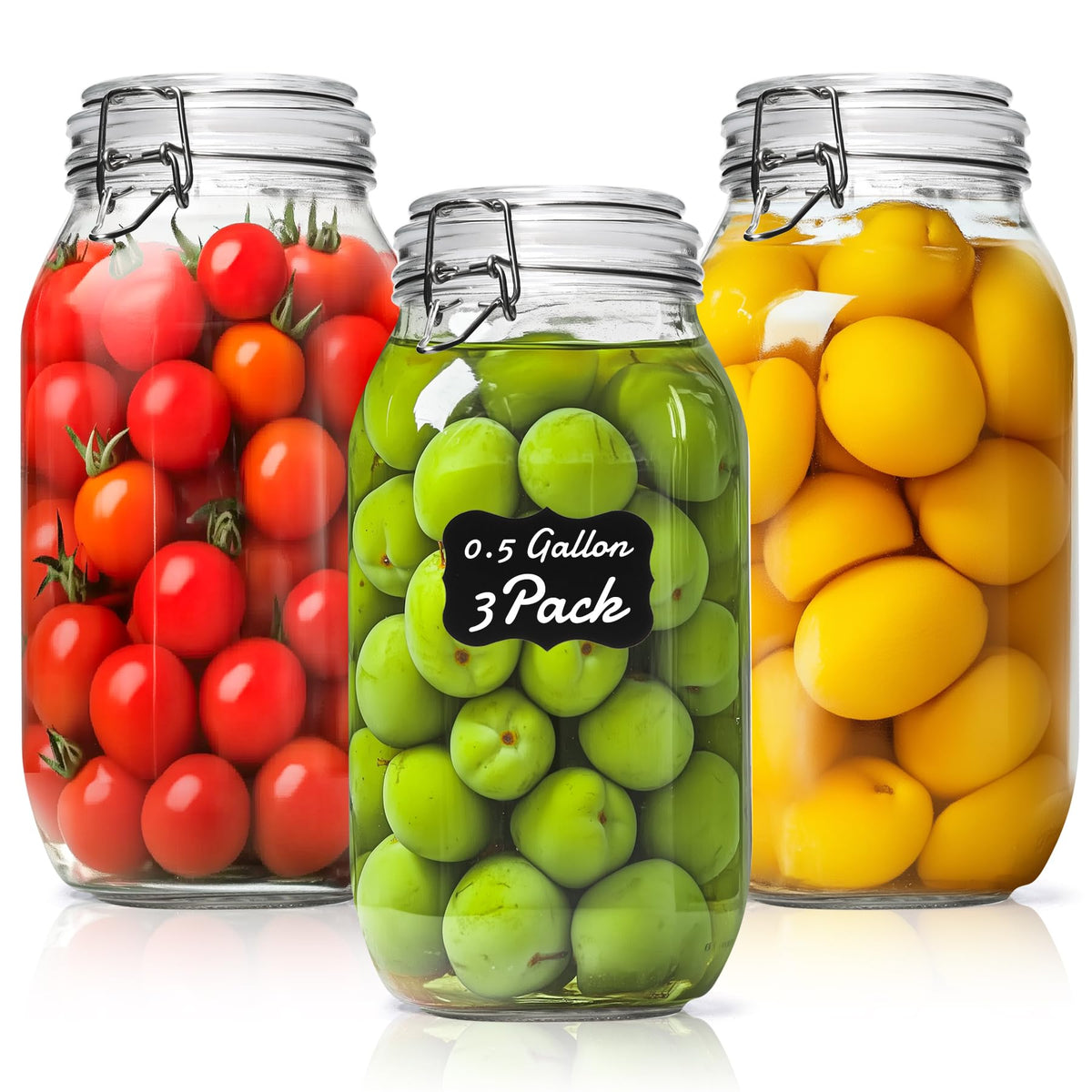 ComSaf Small Glass Spice Jars with Airtight Lids 4 oz 12 Pack with Labels