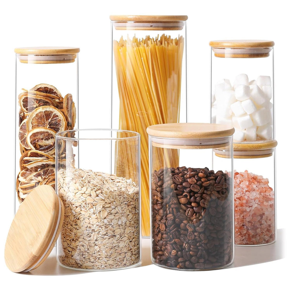 ComSaf Glass Spice Jars 4oz 16 Pack, Small Seasoning Containers with labels