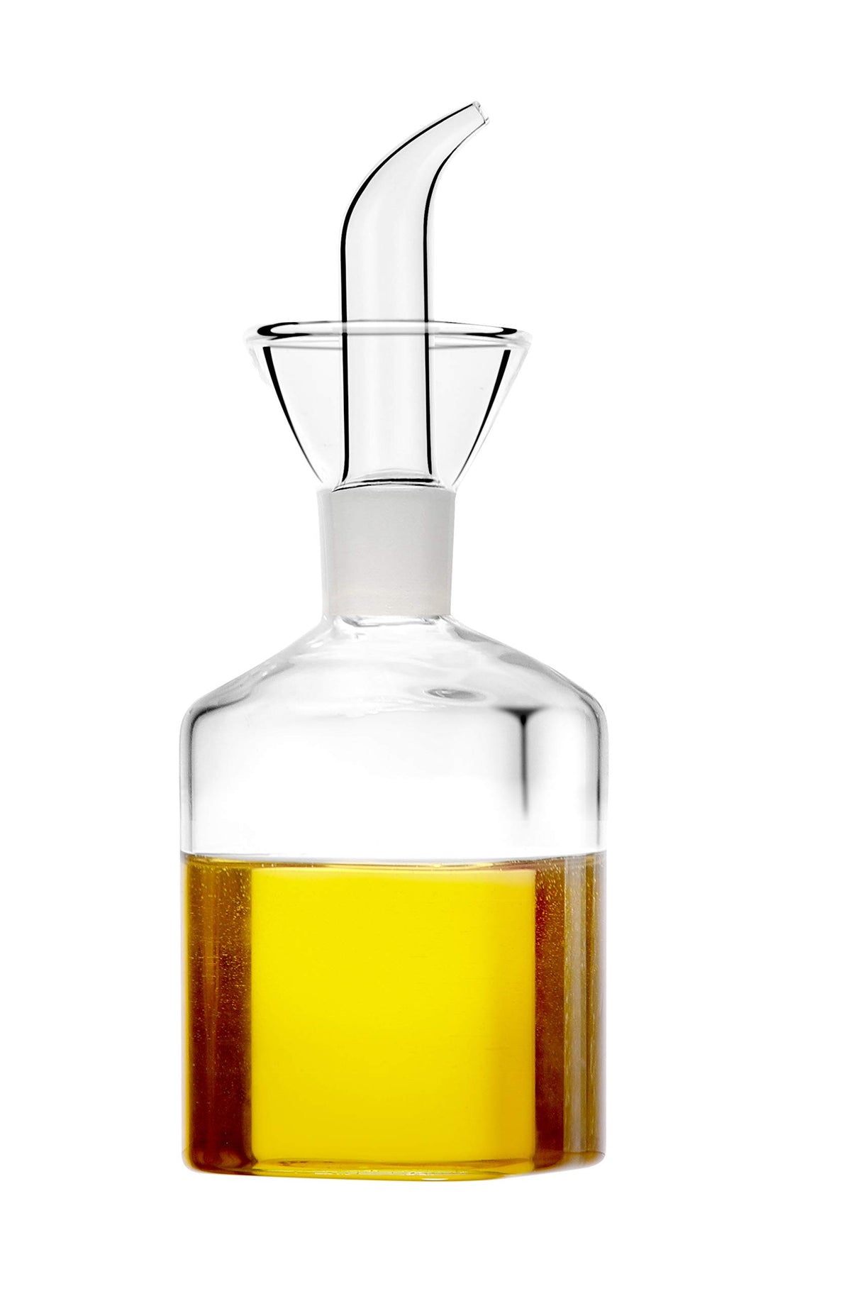 5 ounce / 150 ml Glass All-Purpose Cruet, Glass Oil Decanter and Cruet (Square 5 OZ)