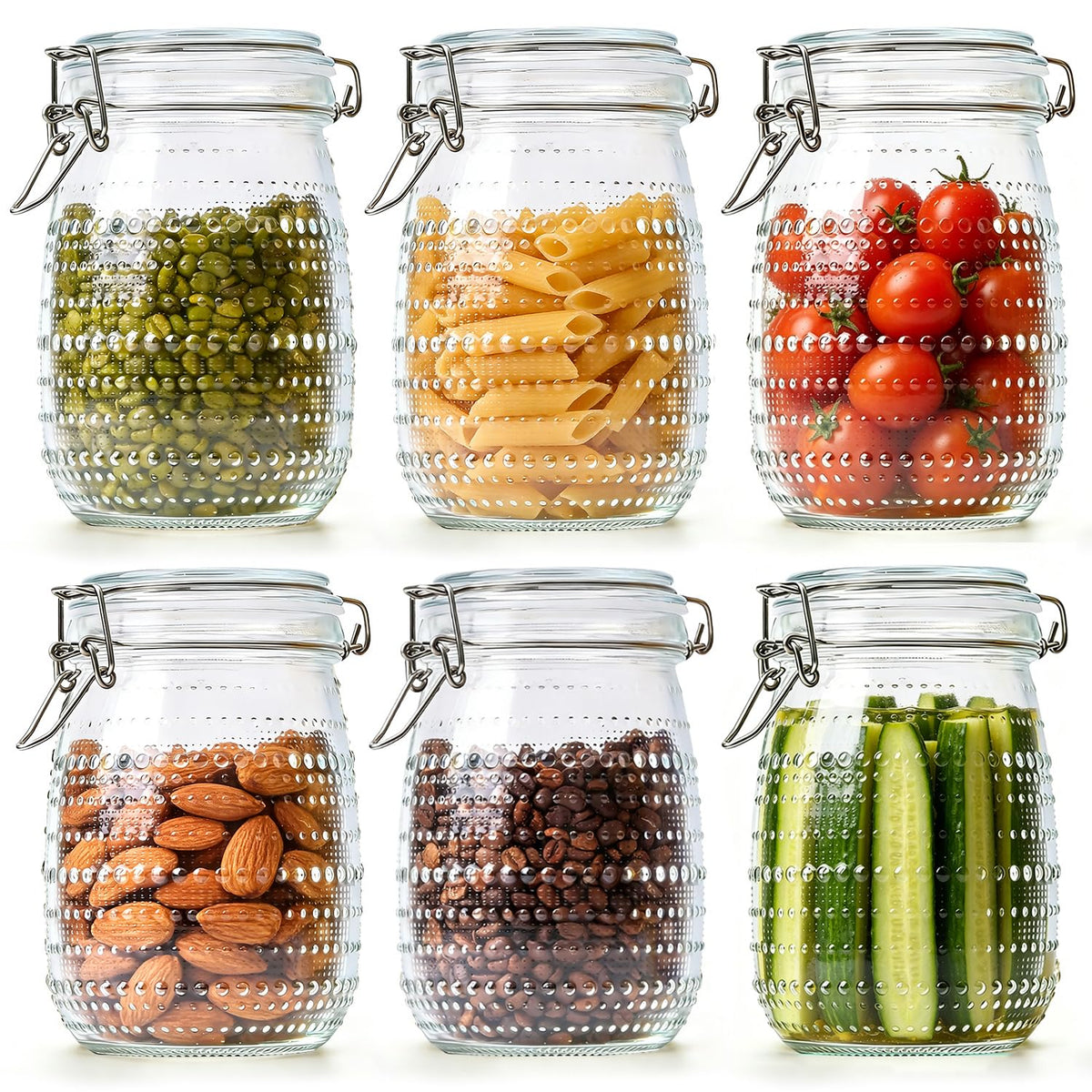 ComSaf Small Glass Spice Jars with Airtight Lids 4 oz 12 Pack with Labels