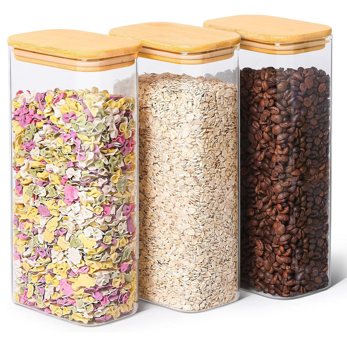 ComSaf Glass Spice Jars 8oz Set of 6, Seasoning Containers with 9 Labels