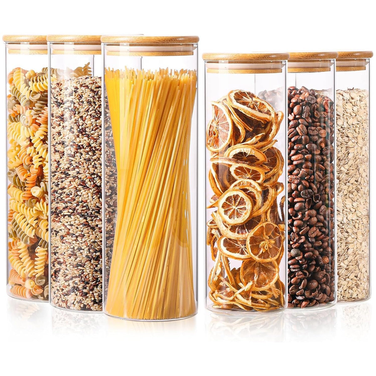 ComSaf Glass Spice Jars 4oz 16 Pack, Small Seasoning Containers with labels