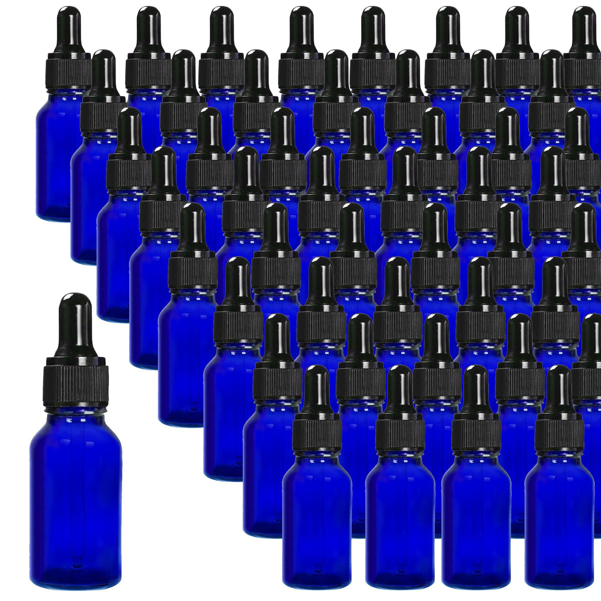 24 Pack 4oz Clear Glass Dropper Bottles, Eye Dropper Bottles with Glass Droppers for Essential Oils, Perfumes(4oz, Gold)