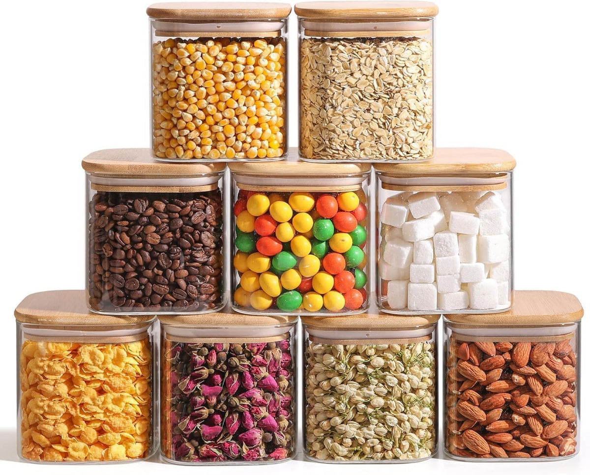 ComSaf Spice Jars 4oz 16 Pack, Seasoning Containers with labels 54 Labels